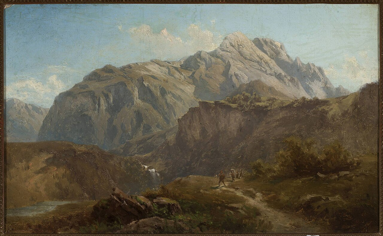 Mountain landscape by Antoni Kozakiewicz