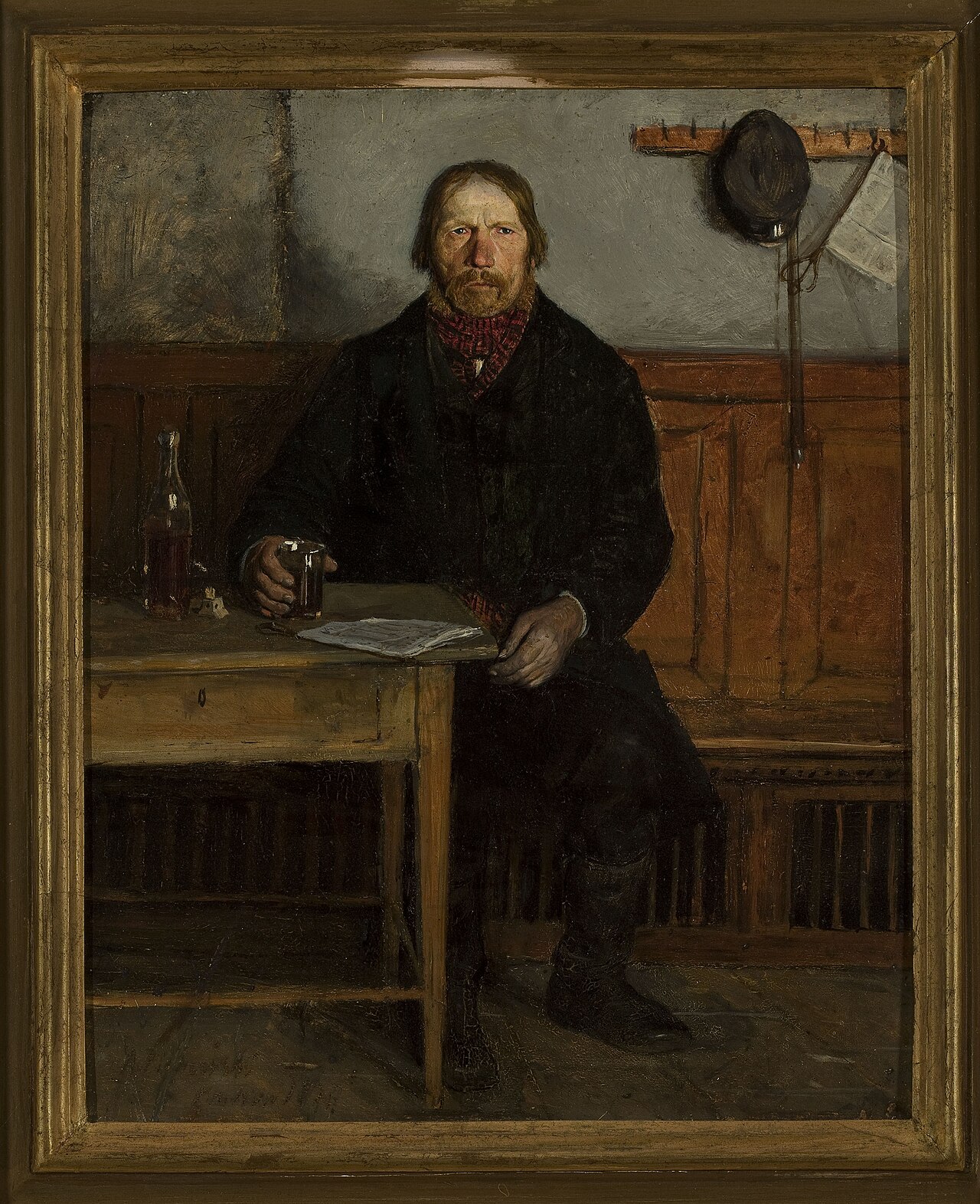 In the inn. by Antoni Piotrowski