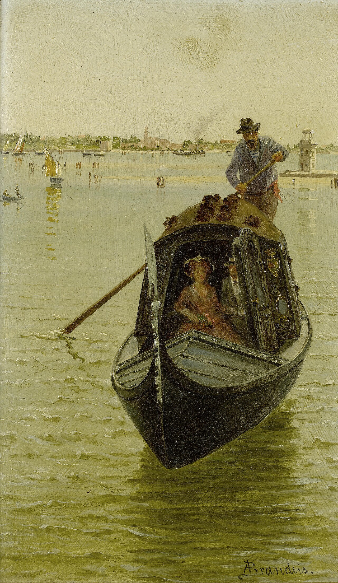 Venetian gondola by Antonietta Brandeis