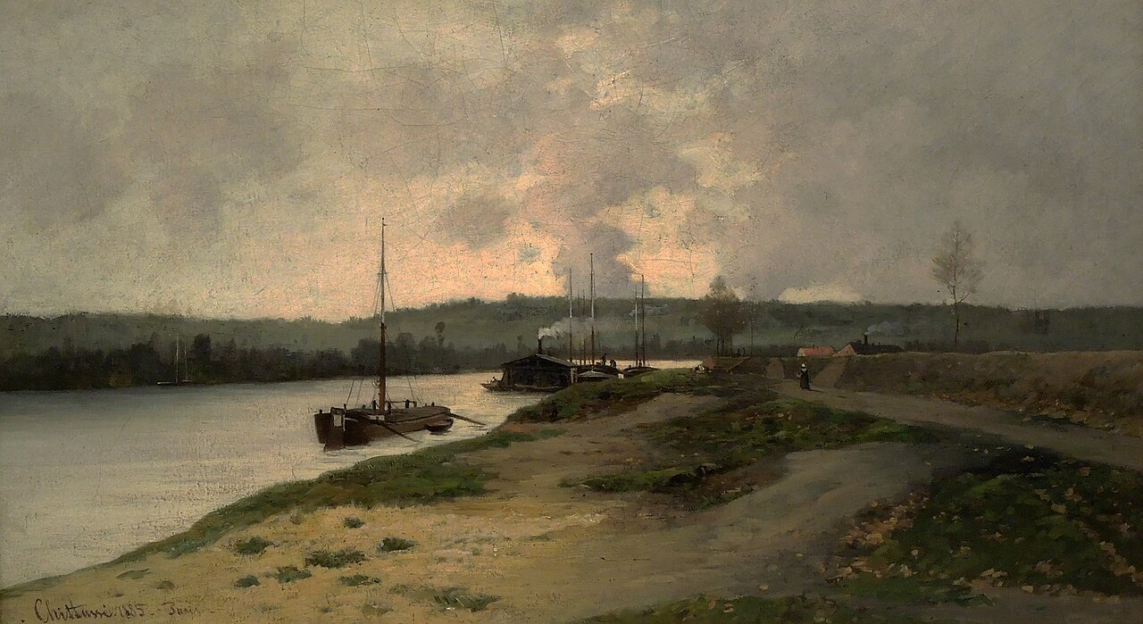 Landscape with the Seine by Antonín Chittussi