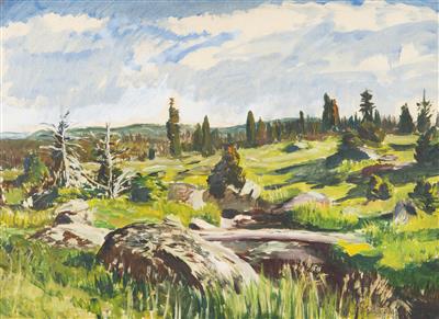 A Brook in the Mountains by Antonín Hudeček