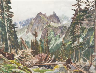 A Motif from the High Tatras by Antonín Hudeček