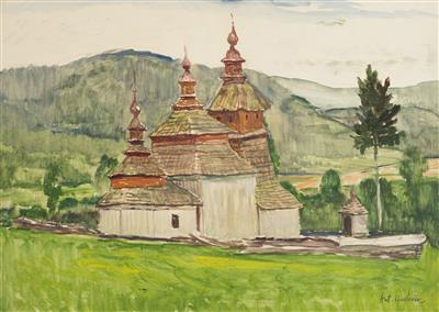 Tyšová Church in Transcarpathian Ukraine by Antonín Hudeček