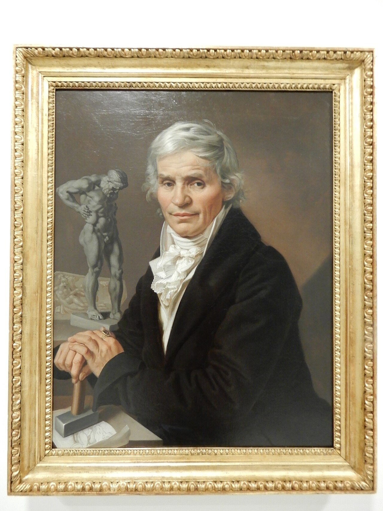 Portrait of the Sculptor Josef Malinský by Antonín Machek