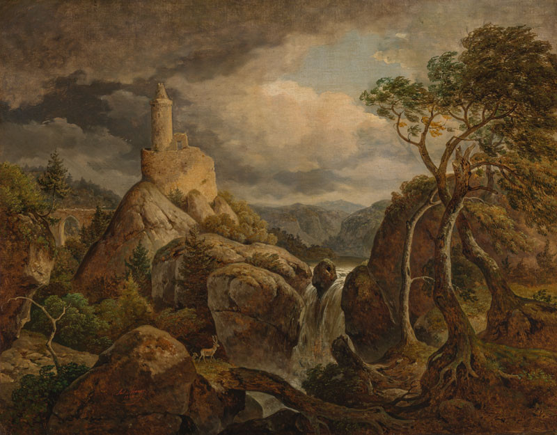 Kokořín by Antonín Mánes