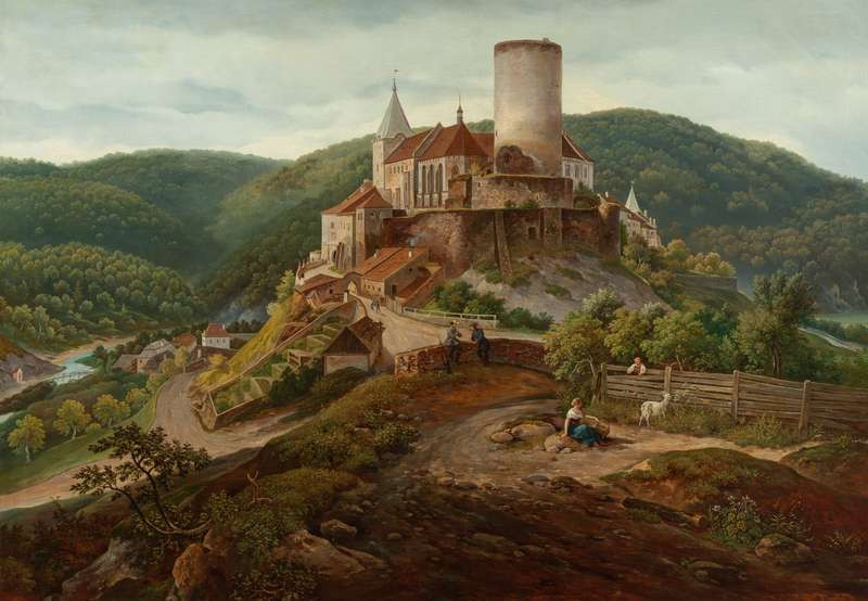 Křivoklát by Antonín Mánes