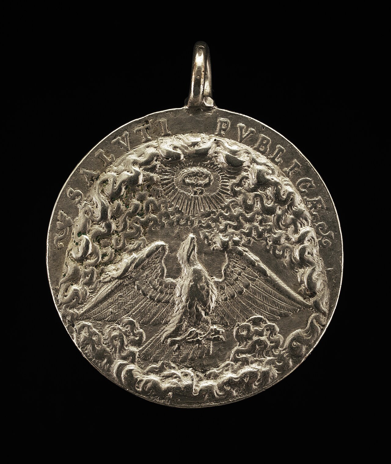 Eagle and Radiant Wreath [reverse] by Antonio Abondio