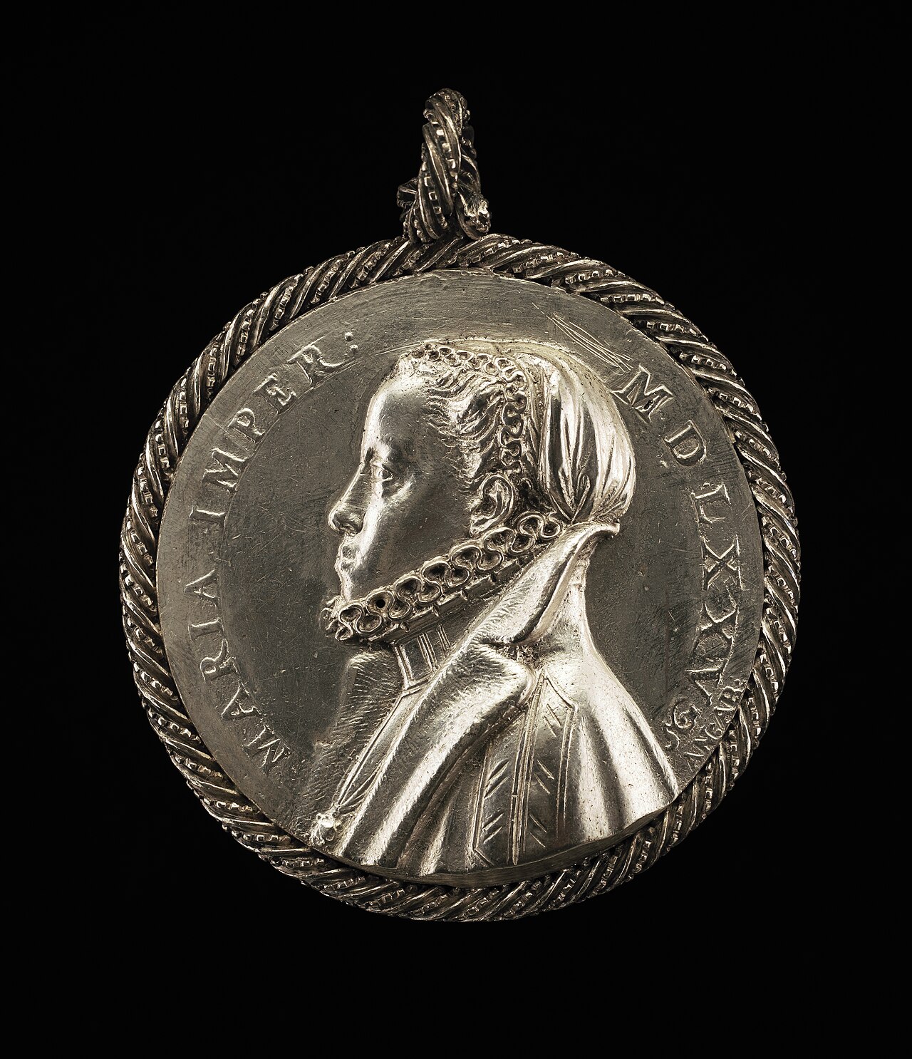Maria, 1528-1603, Empress 1548 [reverse] by Antonio Abondio