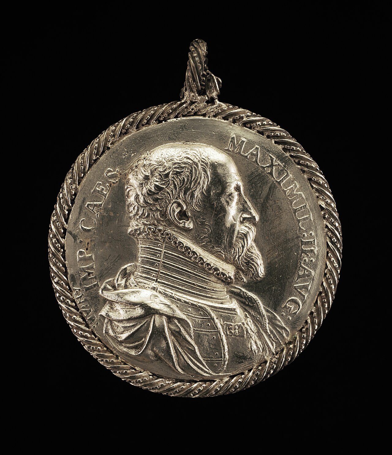 Maximilian II, 1527-1576, Holy Roman Emperor 1564 [obverse] by Antonio Abondio