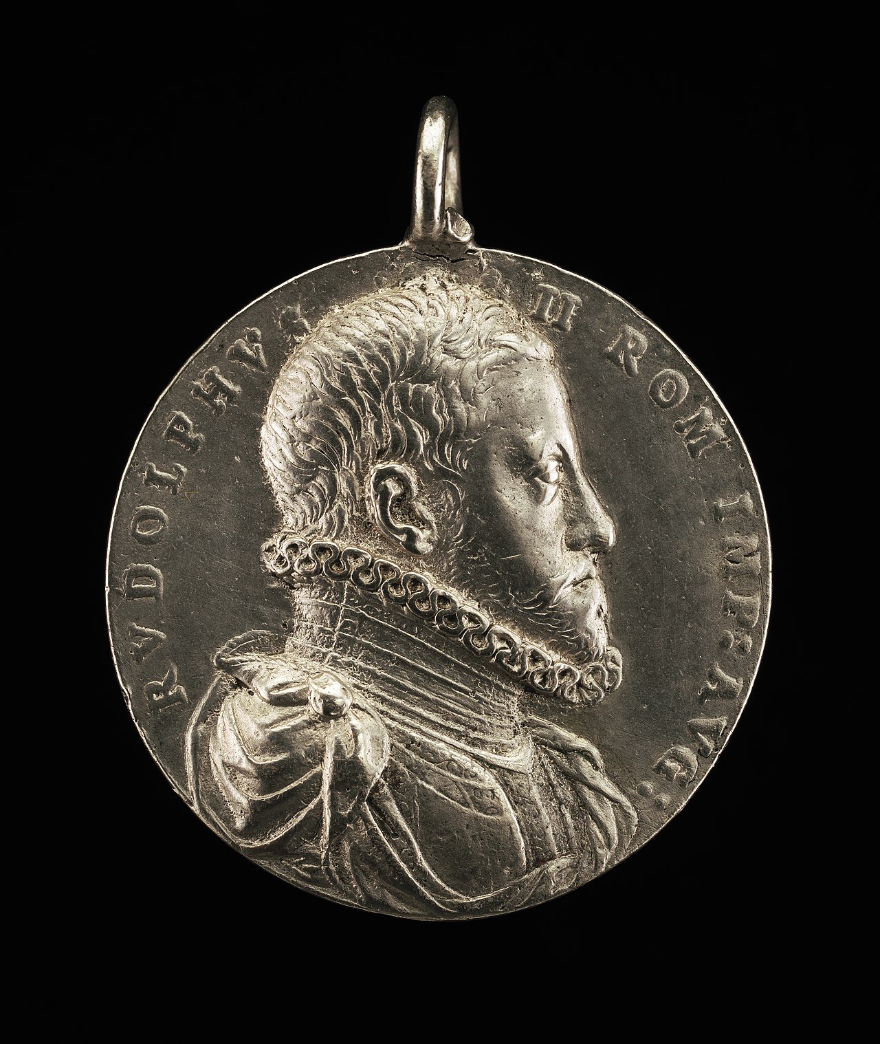 Rudolph II, 1552-1612, Holy Roman Emperor 1576 [obverse] by Antonio Abondio