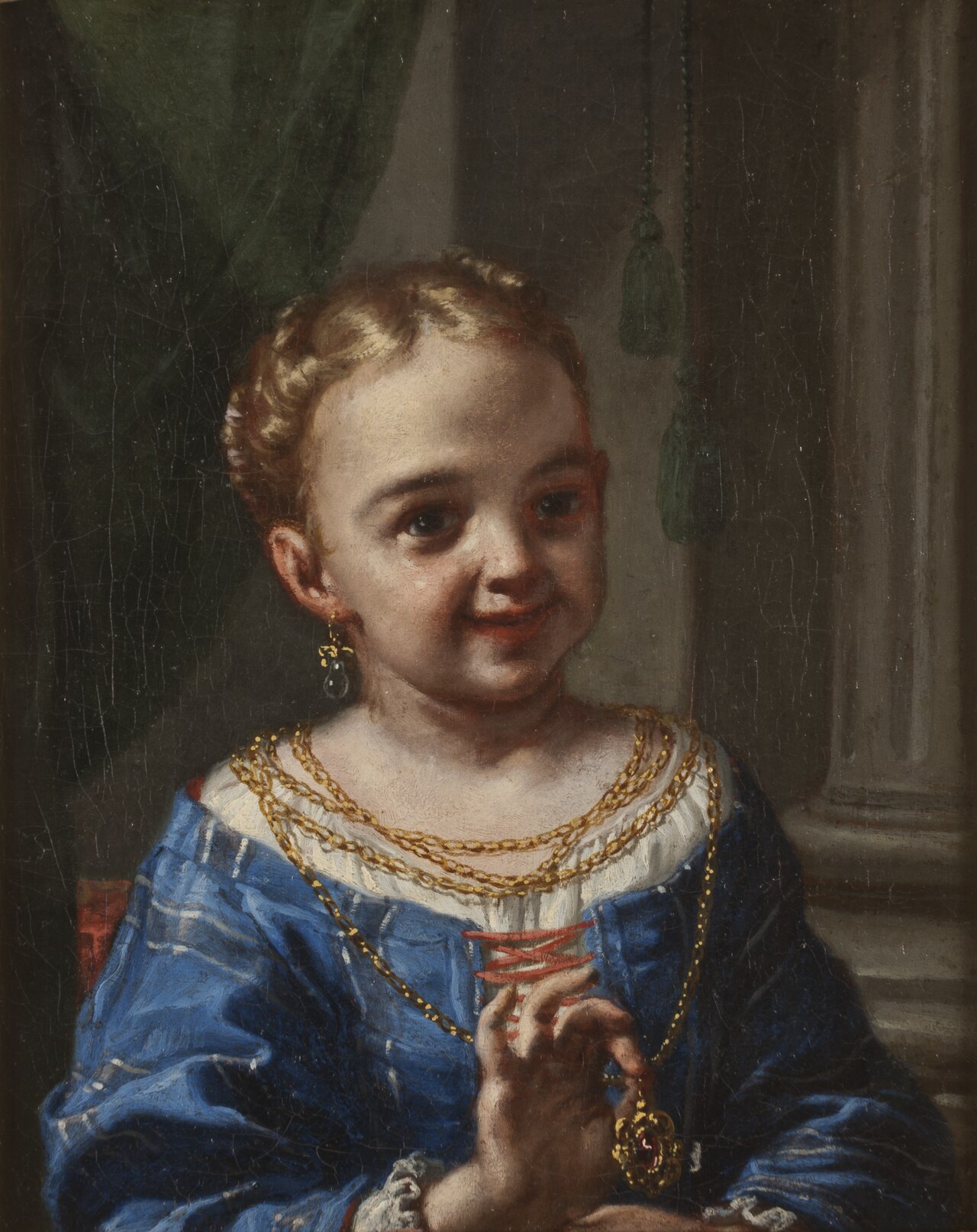 Girl with a Piece of Jewellery by Antonio Amorosi