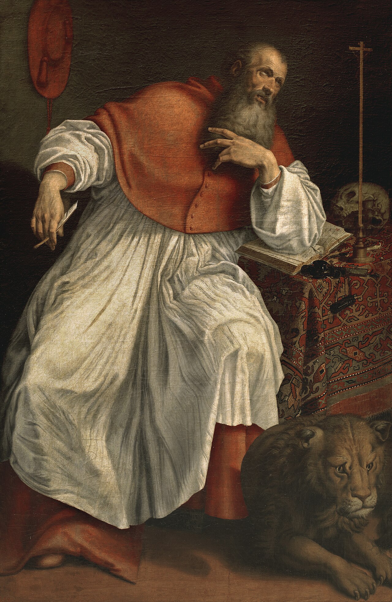Saint Jerome by Antonio Campi