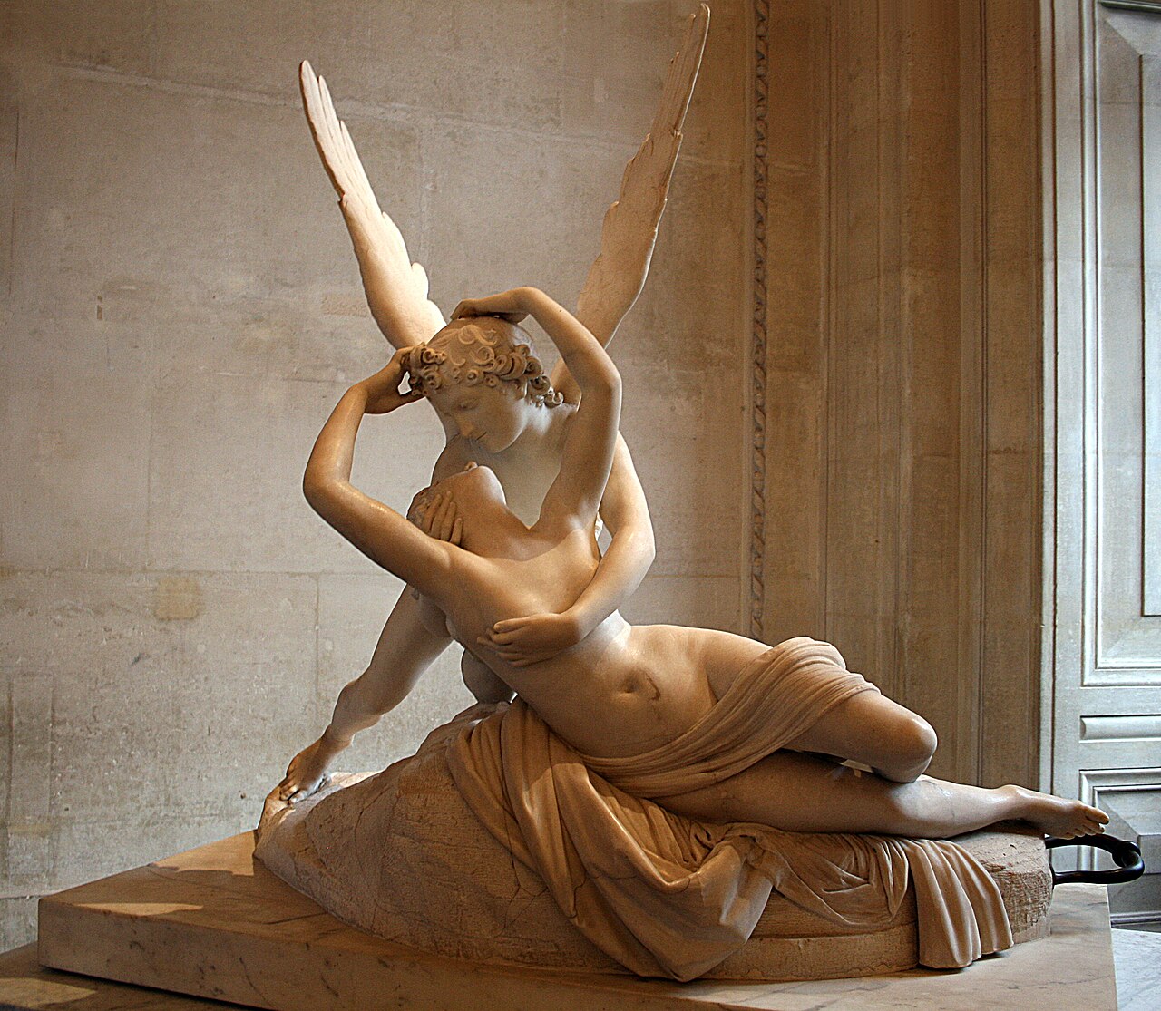 Psyche Revived by Cupid's Kiss by Antonio Canova