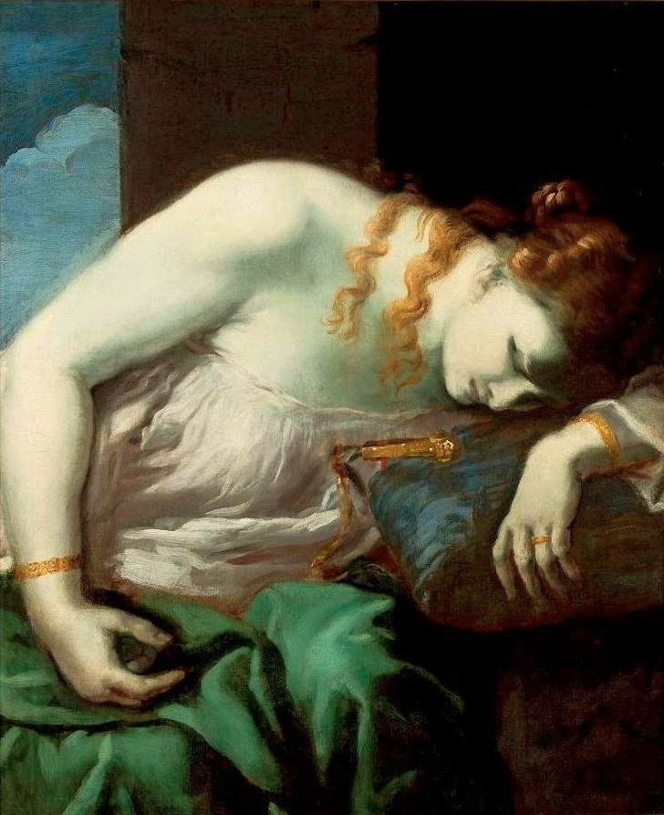 The Death of Lucretia. by Antonio Carneo
