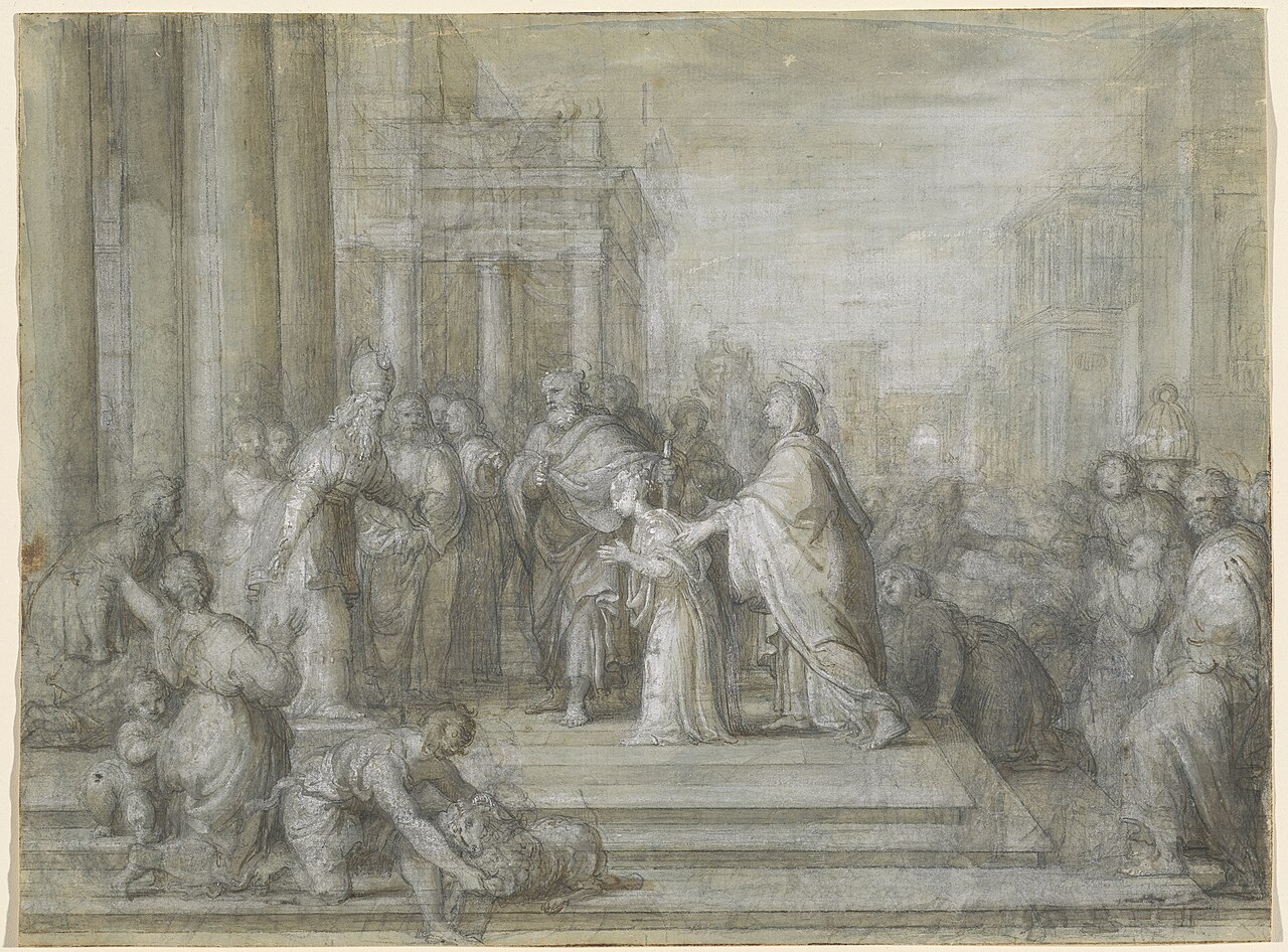 The Presentation of the Virgin in the Temple by Antonio Cavallucci