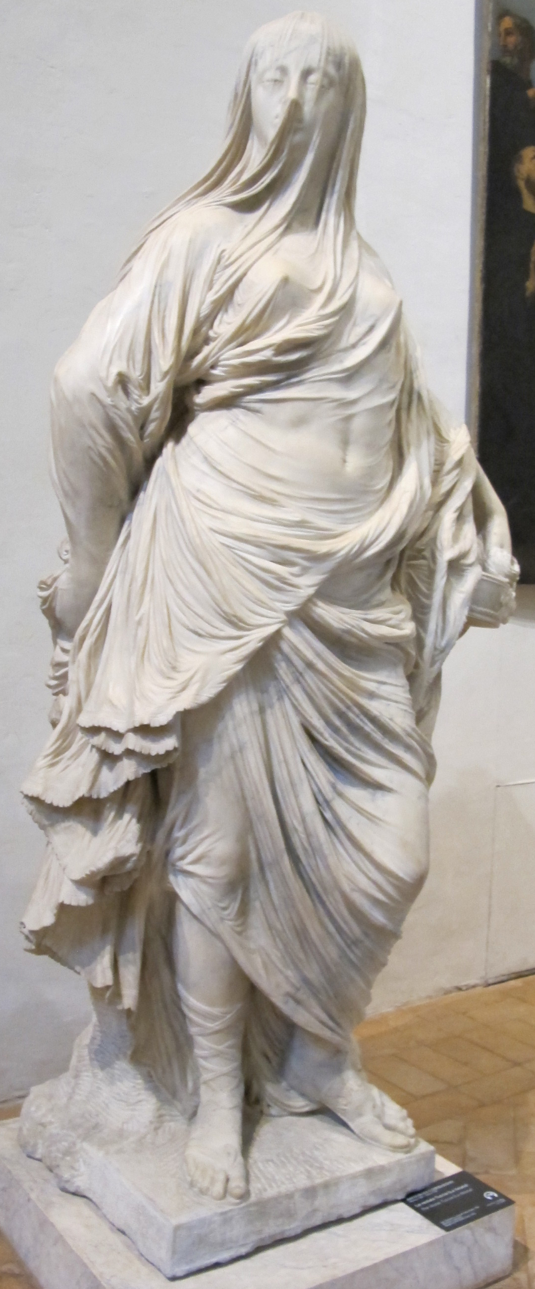 Vestal Virgin Tuccia (Corradini sculpture) by Antonio Corradini