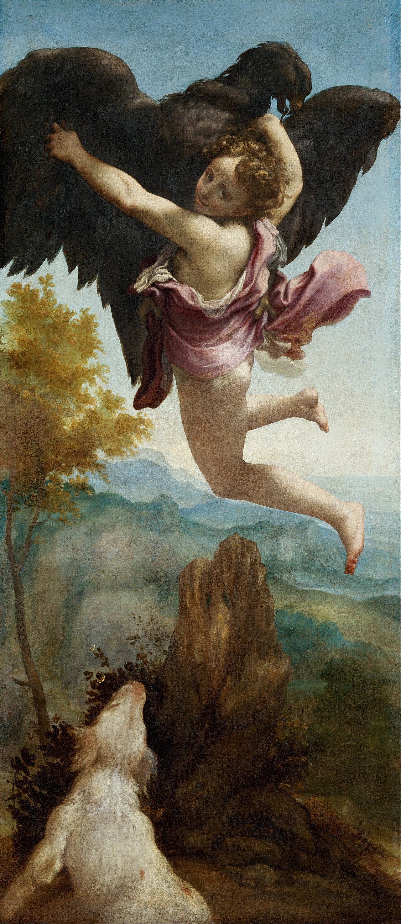 Ganymede Abducted by the Eagle by Antonio da Correggio
