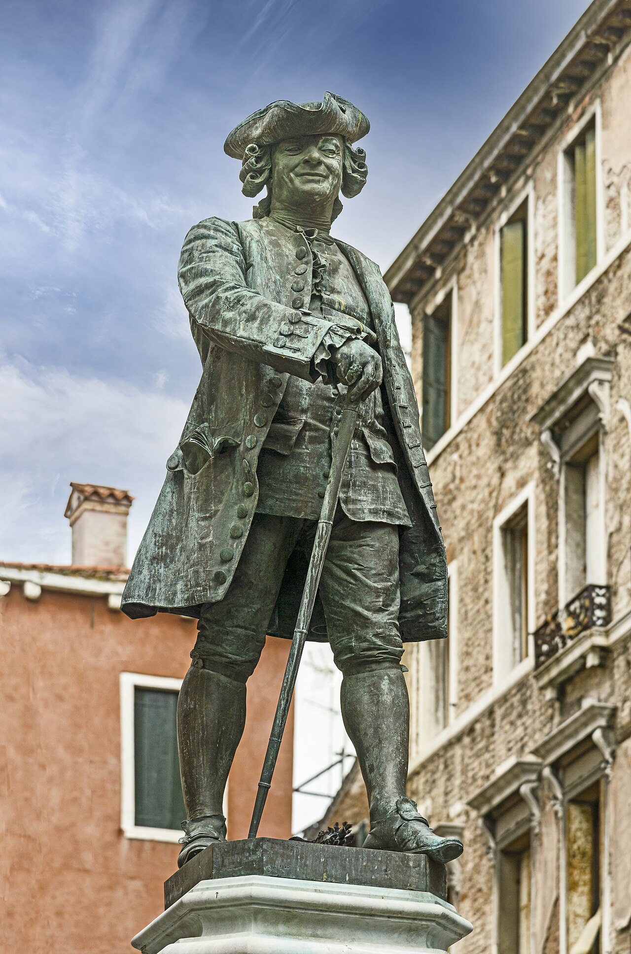 Monument to Carlo Goldoni by Antonio Dal Zotto