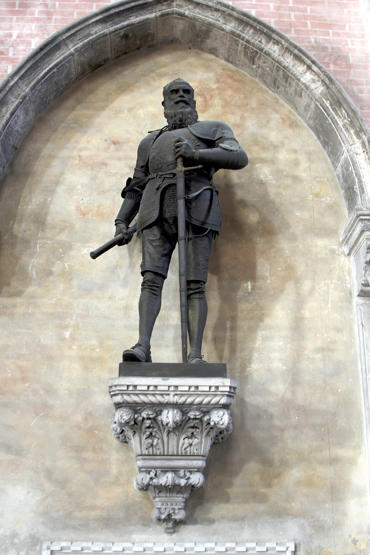 Monument to doge Sebastiano Venier by Antonio Dal Zotto
