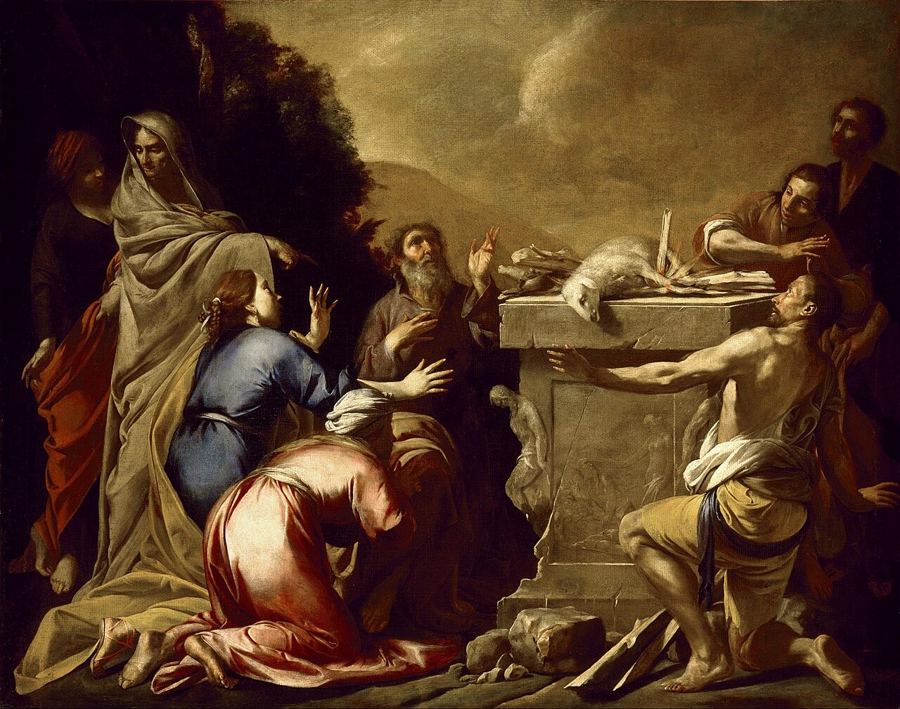 The Sacrifice of Noah by Antonio de Bellis