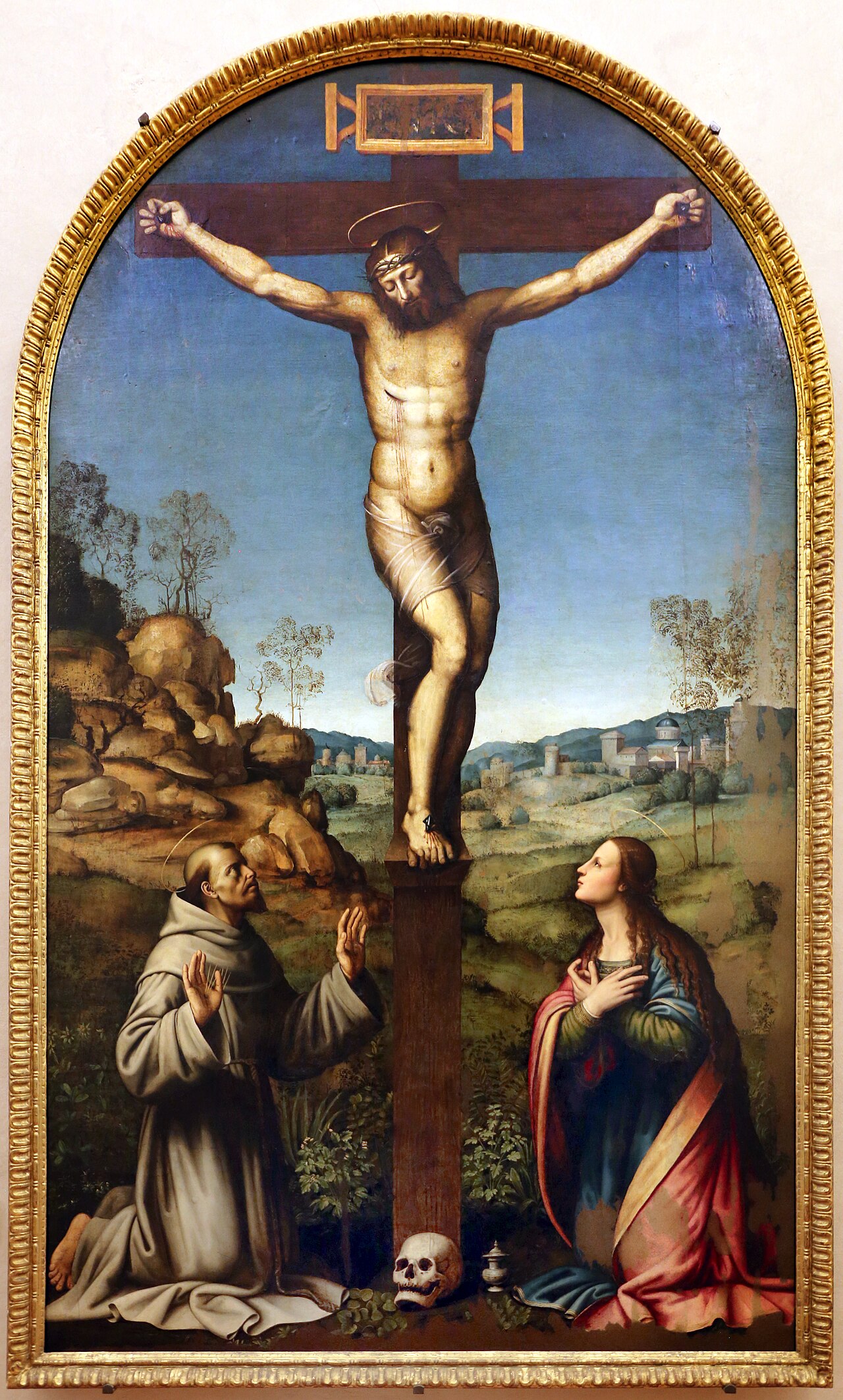 Crucifixion with Saints by Antonio del Ceraiolo