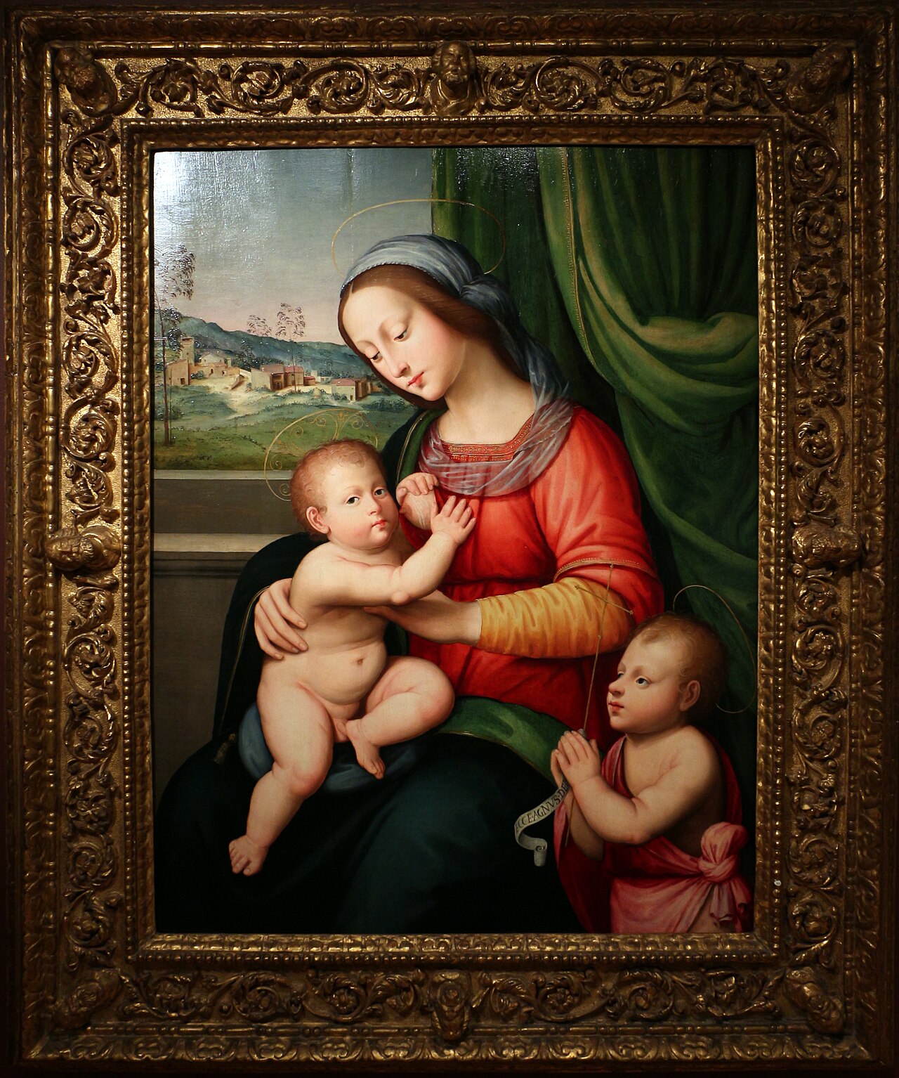 Madonna and Child with Saint John by Antonio del Ceraiolo