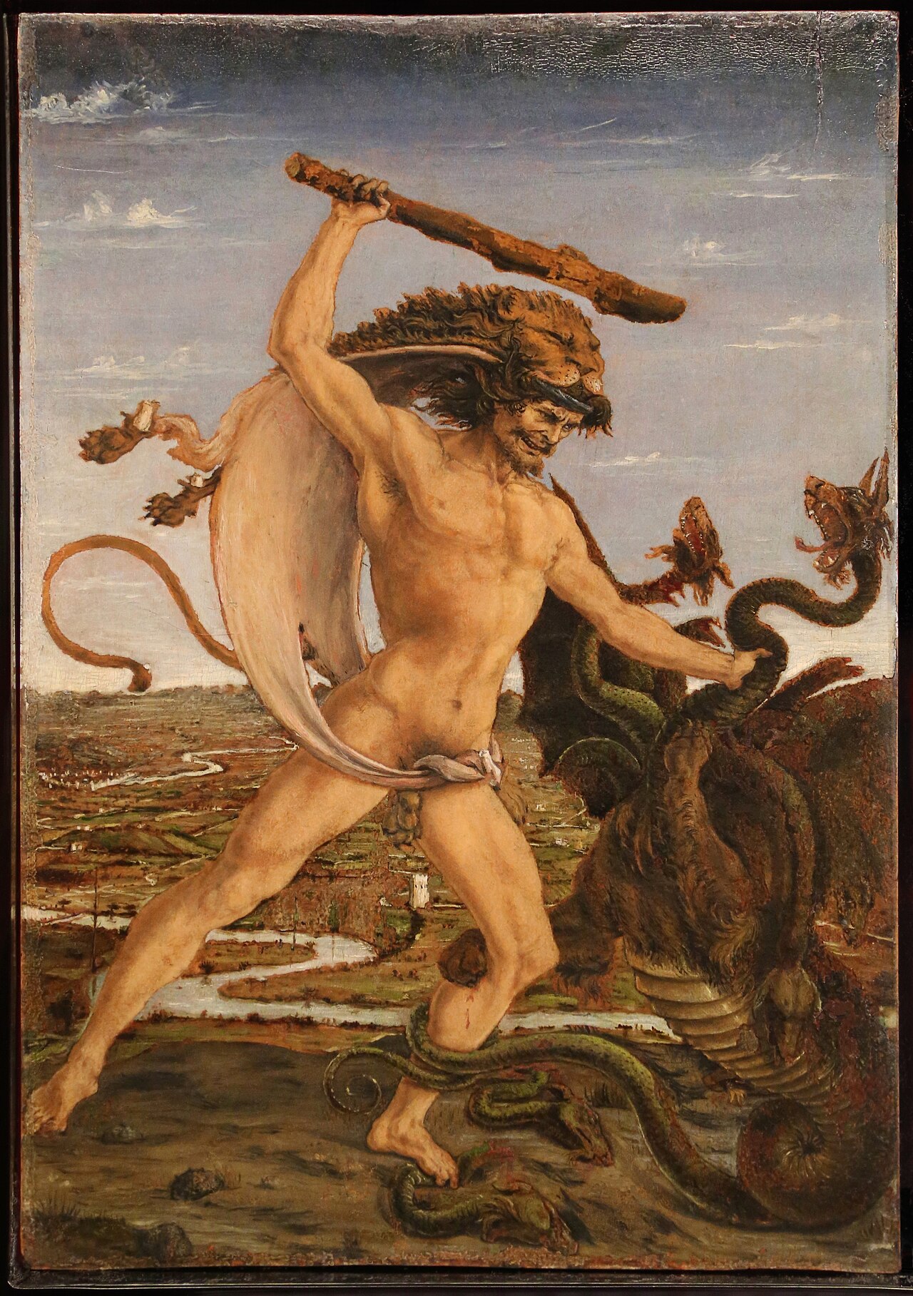 Hercules and the Hydra by Antonio del Pollaiuolo