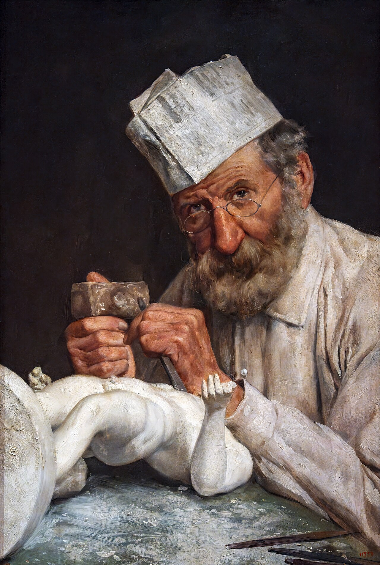 The Sculptor (Self portrait) by Antonio Fabrés
