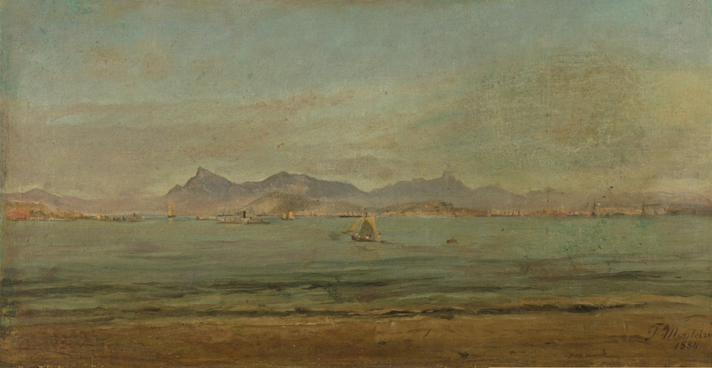 Vista da Entrada da Baía do Rio de Janeiro by Antônio Firmino Monteiro