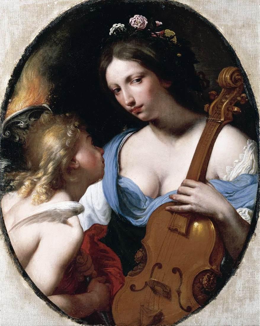 Personification of Music by Antonio Franchi