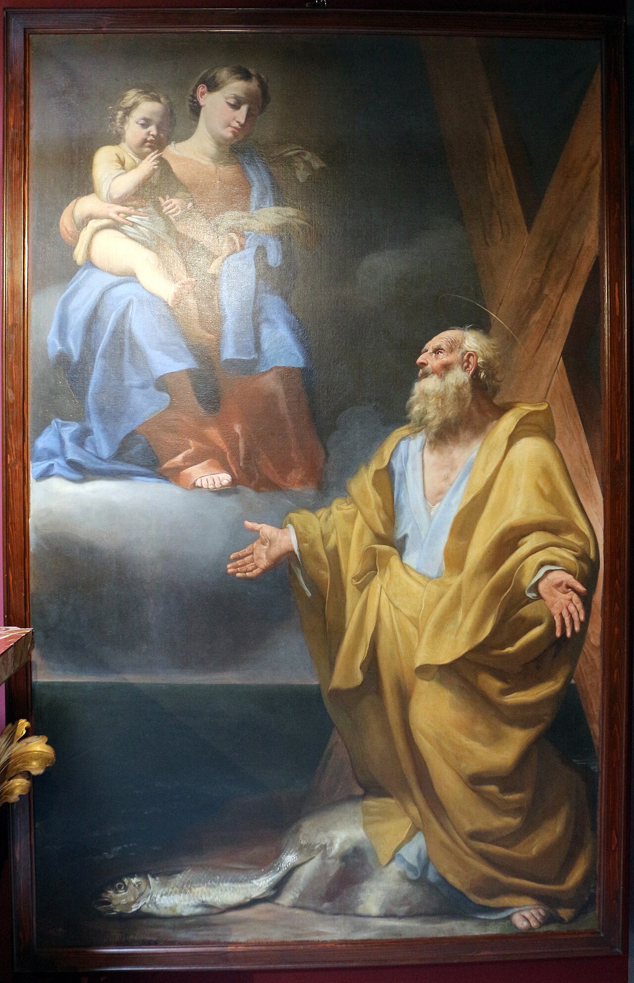 Madonna with Child and St. Andrew by Antonio Gherardi