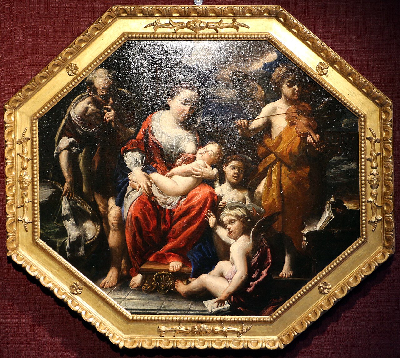 The Holy Family by Antonio Gherardi