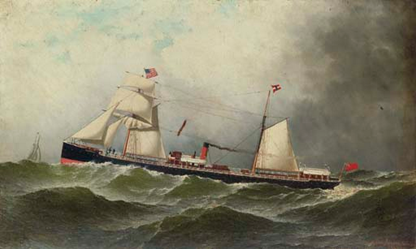 The S.S. Bermuda. by Antonio Jacobsen