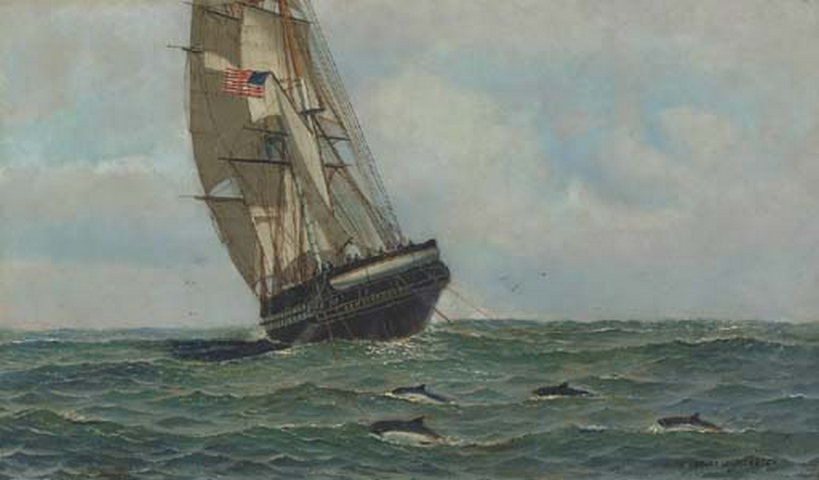 The U.S.S. Constitution by Antonio Jacobsen