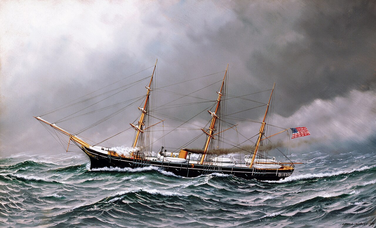 U. S. S. Galena by Antonio Jacobsen