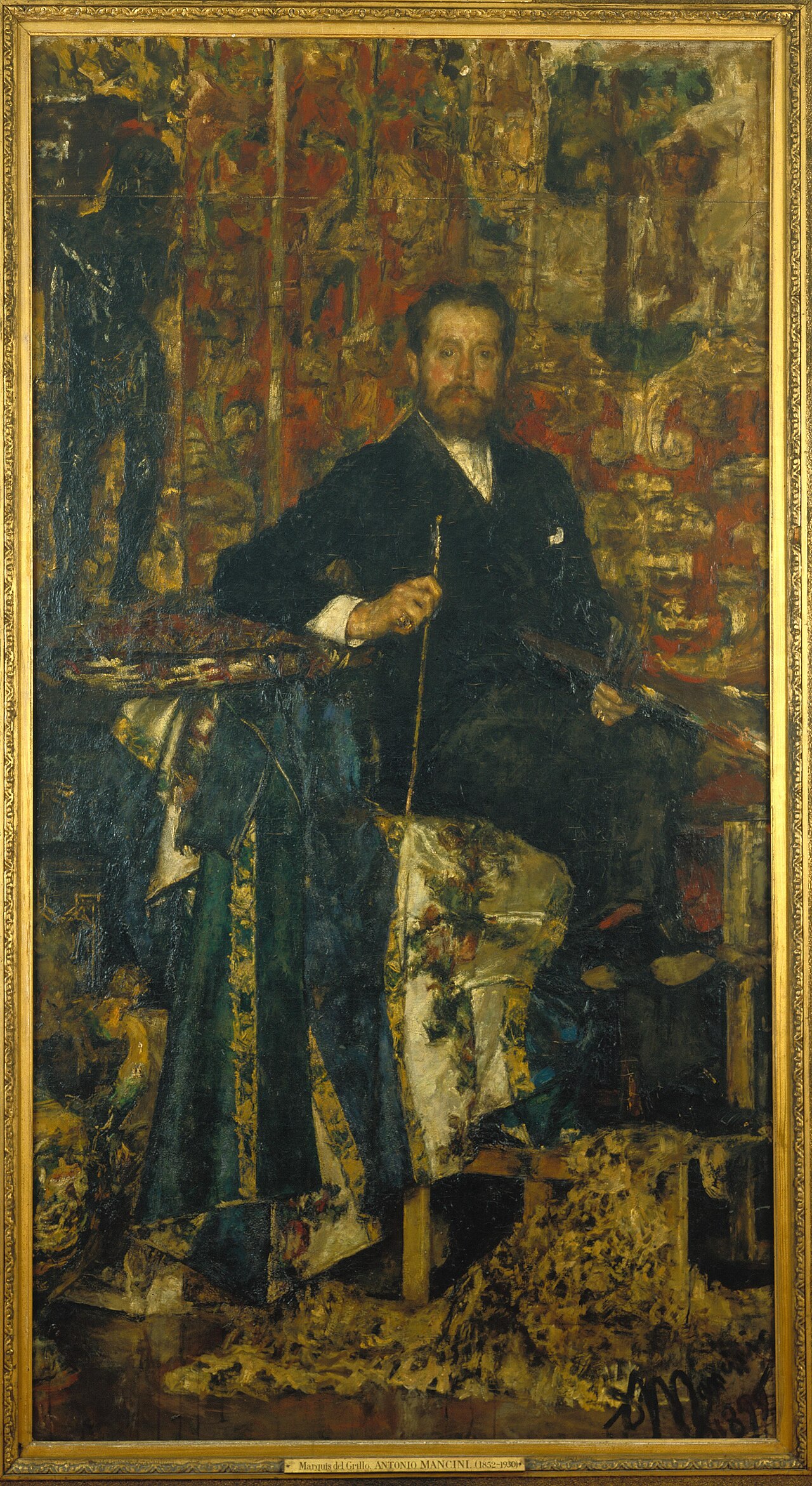 The Marquis del Grillo by Antonio Mancini