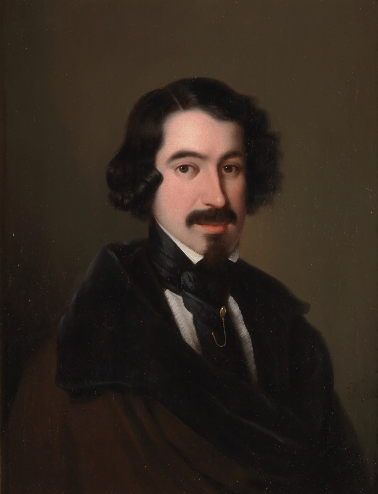 El escritor José de Espronceda by Antonio María Esquivel