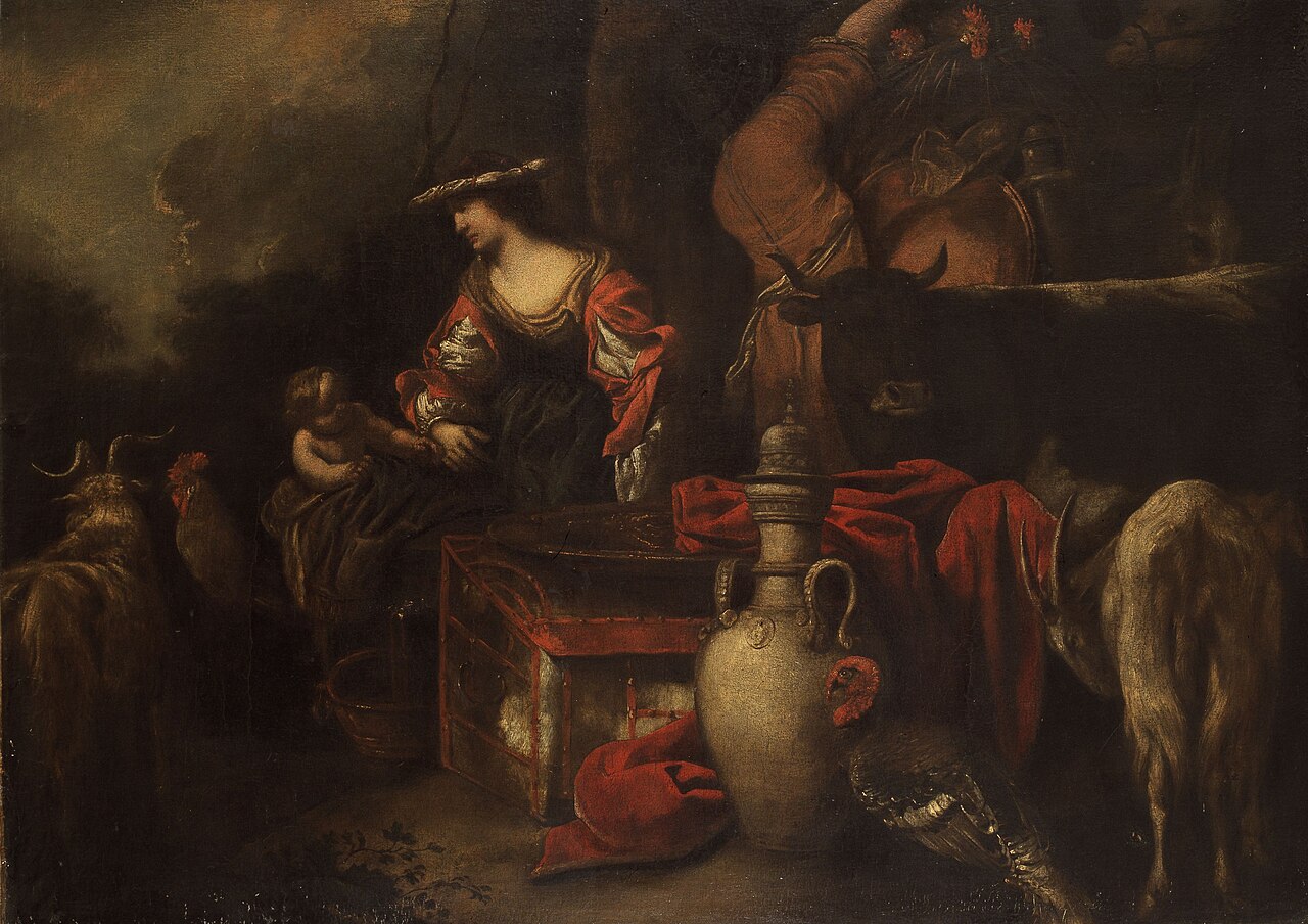 Rebekah at the Well by Antonio Maria Vassallo