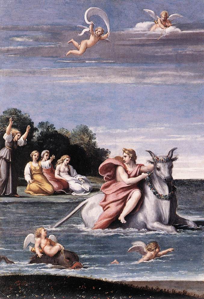 The Abduction of Europe by Antonio Marziale Carracci