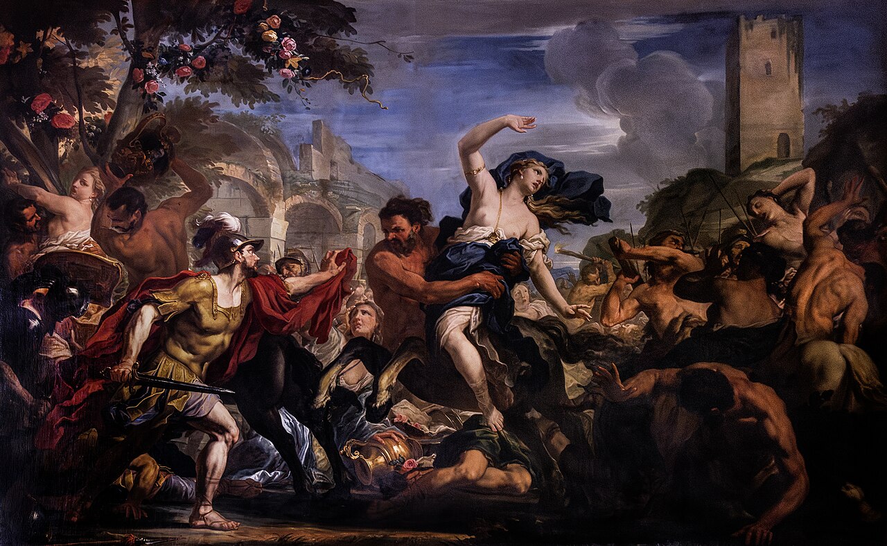 Battle between centaurs and lapiths by Antonio Molinari