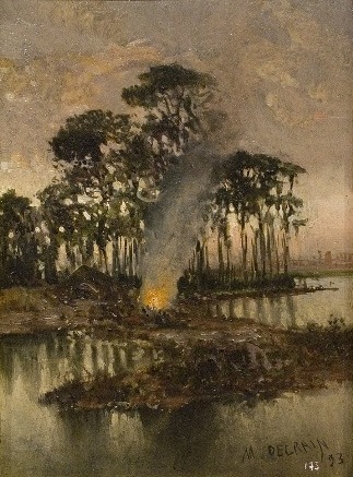 Banks of the Tiber by Antonio Muñoz Degrain