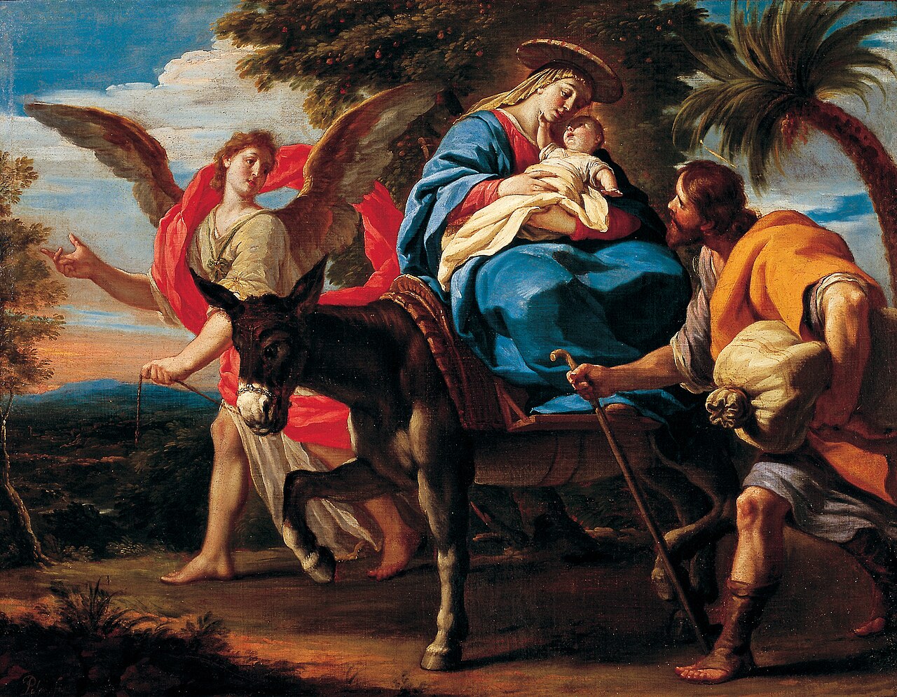 Flight into Egypt by Antonio Palomino