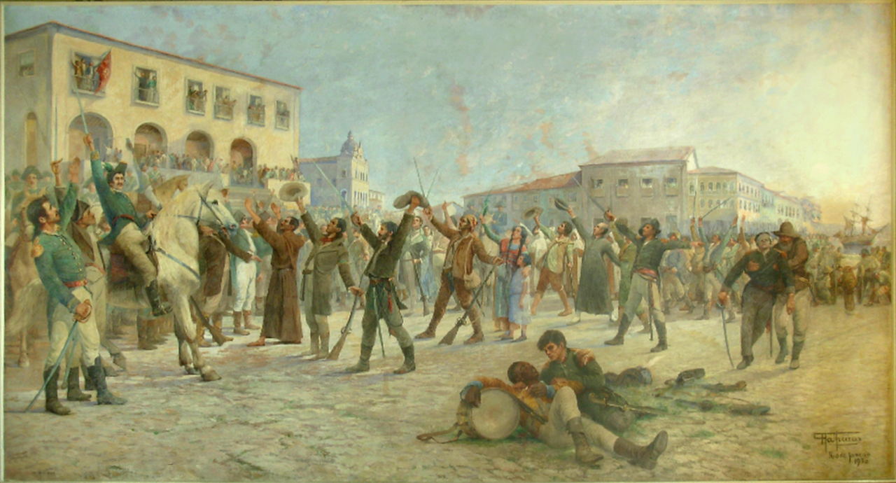 The First Step towards the Independence of Bahia by Antônio Parreiras