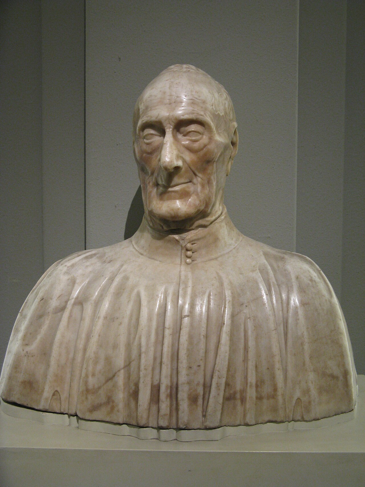 Bust of Giovanni Chellini by Antonio Rossellino