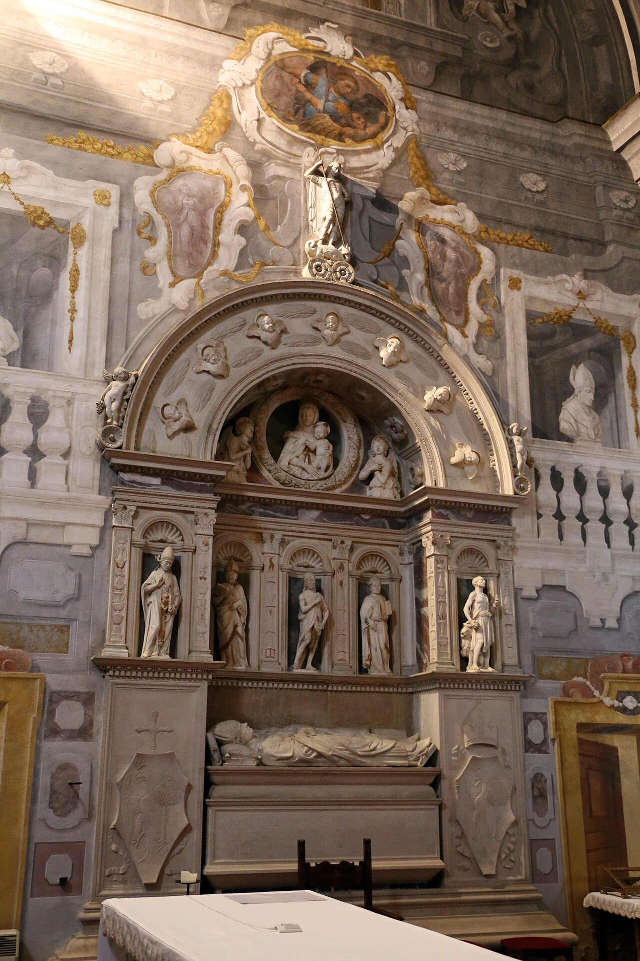 Monument to Lorenzo Roverella by Antonio Rossellino