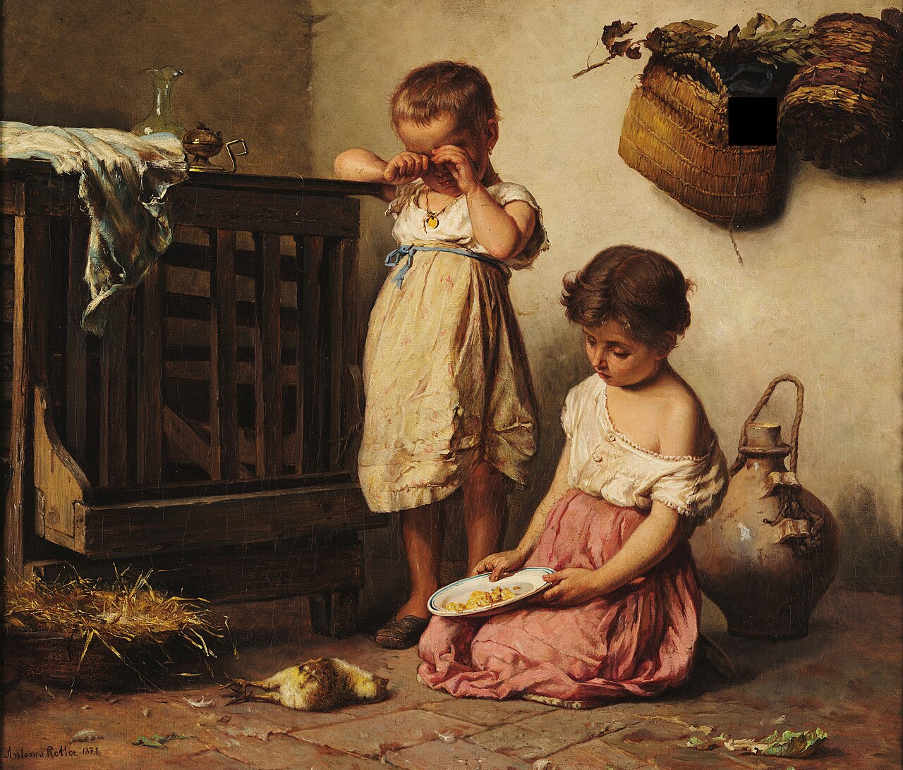 The death of the chick by Antonio Rotta