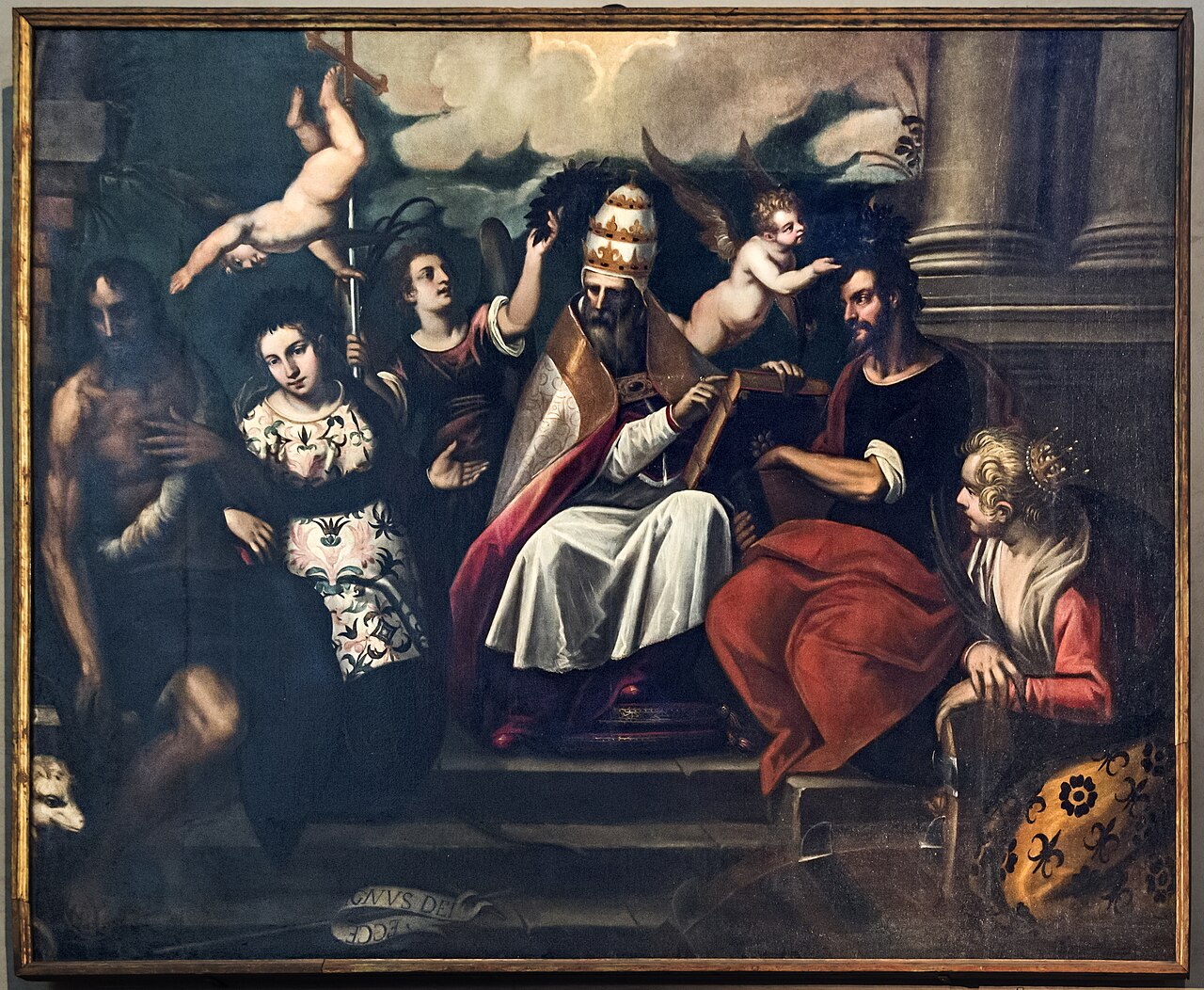 St. Gregory and other Saints by Antonio Vassilacchi