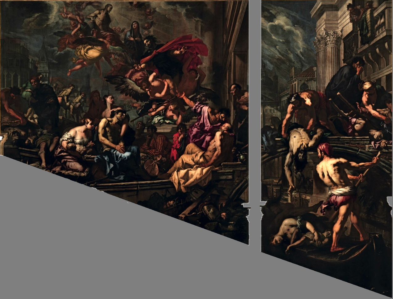 The Virgin Appearing to the Plague Victims by Antonio Zanchi