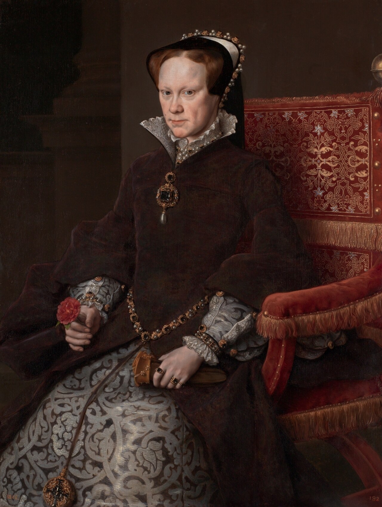 Portrait of Mary Tudor by Antonis Mor