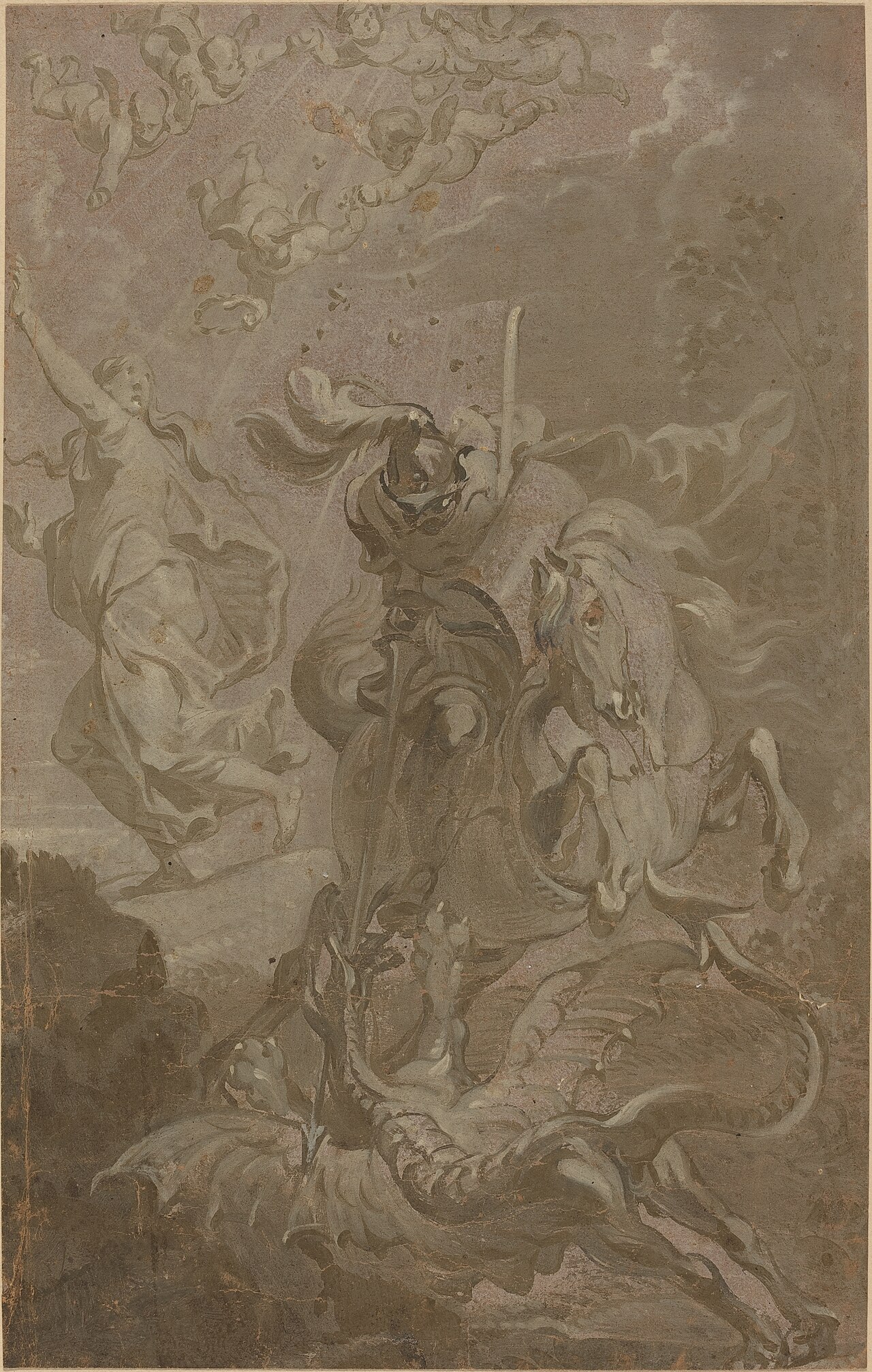 Saint George and the Dragon by Antoon Sallaert